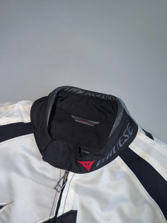 Dainese | White Black Padded Racing Jacket | (M)