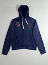 Polo Ralph Lauren Graphic Hoodie Navy, Military Crest Zip-Up (XL)