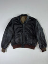Vintage Super Premium Original Leather Bomber Jacket (XL)