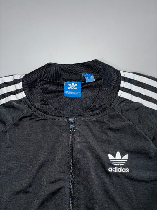 Adidas Originals | Trefoil 3-Stripe Track Jacket | Black White (S)