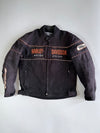 Harley-Davidson Racing “Screamin’ Eagle” 2-in-1 Moto Jacket Removable Liner embroidered Textile RidingJacket (M/L)