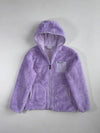 Columbia Lavender Sherpa Fleece Hooded Jacket (S)