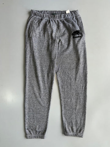 Roots Grey Fleece Jogger Sweatpants (W:33) (L:42)