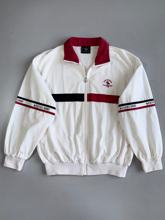 Vintage Santa Barbara Polo & Racquet Club White Jacket (L)