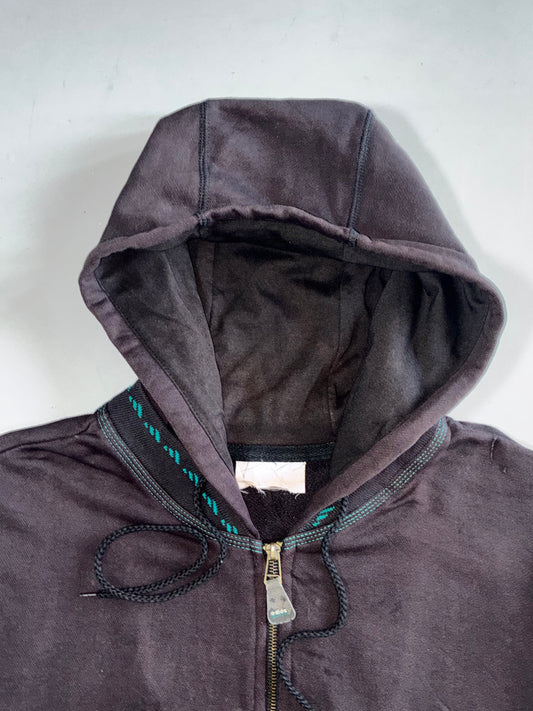 Adidas Equipment Black Zip-Up Hoodie (Xl)
