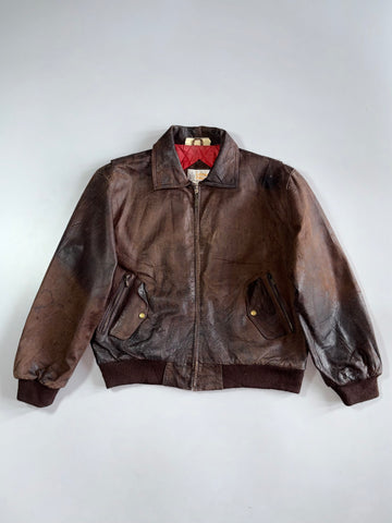 London Fog’s Premium Oversized Leather Jacket (S)