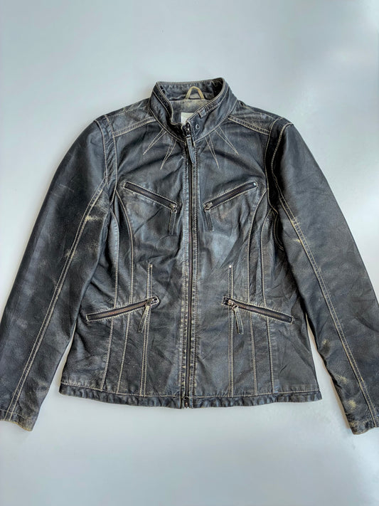 Super premium original pure leather jacket womens (S/M)