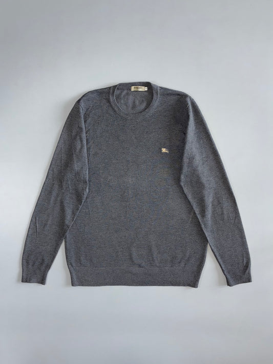 Burberry London Equestrian Knight Crewneck Sweater Charcoal (M)