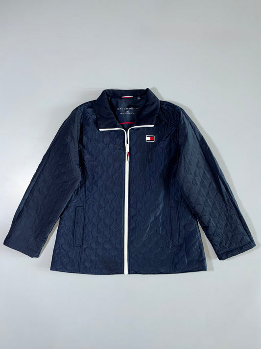Tommy Hilfiger 3-in-1 All Weather
System Jacket in Navy Reversible Women’s Jacket (XL)