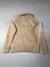 Tommy Hilfiger Tan Shawl Collar Knit Sweater with Leather Toggle (M)
