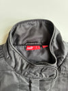 Vintage Puma Quilted Racing Bomber Jacket – Black Y2K (S)