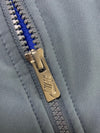 Nike Grey & Royal Blue Fleece-Lined Hooded Track Jacket (M)