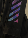 Off-White “Blurred Lines” Multicolor Arrows Full-Zip Hoodie (XL)