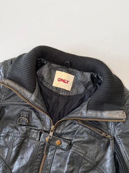 !                                                                                                                                                                                                                       Only Original Leather Jacket (RARE) (S)