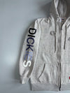 Dickies Logo Full-Zip Heather Grey Hoodie (M)