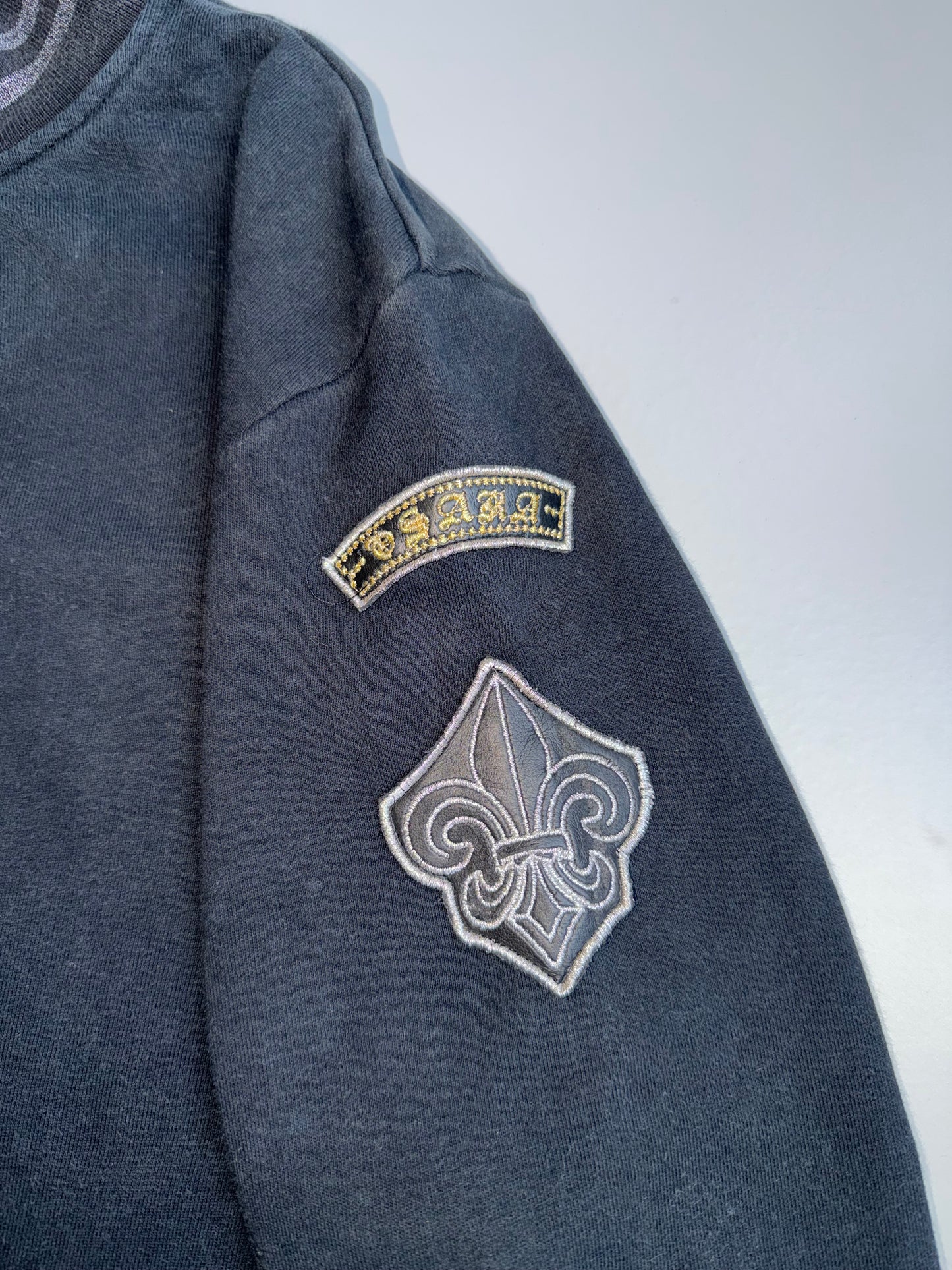 !       Big Train 1989 Rhinestone Skull RARE Jacket (L)