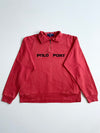 Polo Sport Ralph Lauren Spellout Quarter Zip Sweatshirt – Red (L)