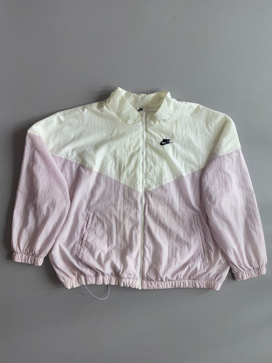 Nike | White & Lavender Colorblock Windbreaker (2XL/3XL)