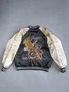 Vintage Japan Yokosuka Sukajan Jacket Eagle vs Dragon Embroidery (L)