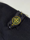 Stone Island Compass Badge Crewneck Knit Sweater with Strap Details – Black (M)