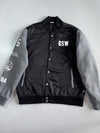 NBA Golden State Warriors “GSW” Varsity Bomber Jacket (XL)