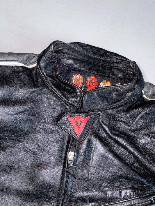 Dainese Premium Original Pure Italian Leather Paded Racing Jacket (M)