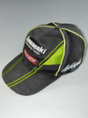 Vintage Kawasaki Racing Team Black Green Cap (Adjustable)