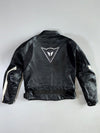 Dainese Genuine Leather Motorcycle Racing Jacket | Size 48 (EU) | Shoulder Armor(Padded) (S/M)