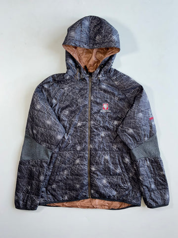Black Yak Extreme Peak Printed Insulated Hooded Jacket(Xl)