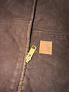 Carhartt | Brown Hooded Active Jacket | (XL/2XL)