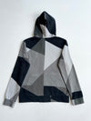 Nike Kyrie Grey Geometric Print Zip-Up Hoodie (S)