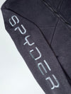 Spyder Black Knit Fleece Full-Zip Hoodie with Sleeve Spell-Out (S)