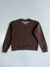 Levi’s Brown Graphic Crewneck Sweatshirt | Vintage Levi Strauss Pullover (S)
