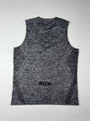 Nike Dri-FIT Run Sleeveless Training Tank – Heather Grey / Black (XL)