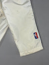 NBA White Navy-Collar Basketball Jacket (M)