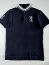 Giordano Lion Crest Polo – Black (L)