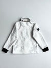 Puma Sherpa Fleece Zip-Up Jacket – White/Black (Kids) (xxs)
