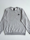 Adidas Essentials Embroidered Logo Sweatshirt – Grey (L)