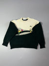 Vintage Chemise Lacoste Golf Intarsia Knit Sweater – Made in France (XS)