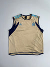 Adidas Olympique de Marseille Climacool Training Vest – Tan/Navy (XL)