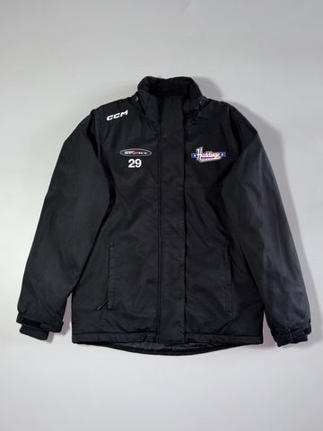 CCM Huddinge Hockey Black Insulated Team Jacket (M)