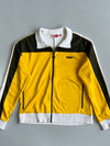Puma Yellow & Black Track Jacket | Vintage Full Zip Sports Jacket (M/L)