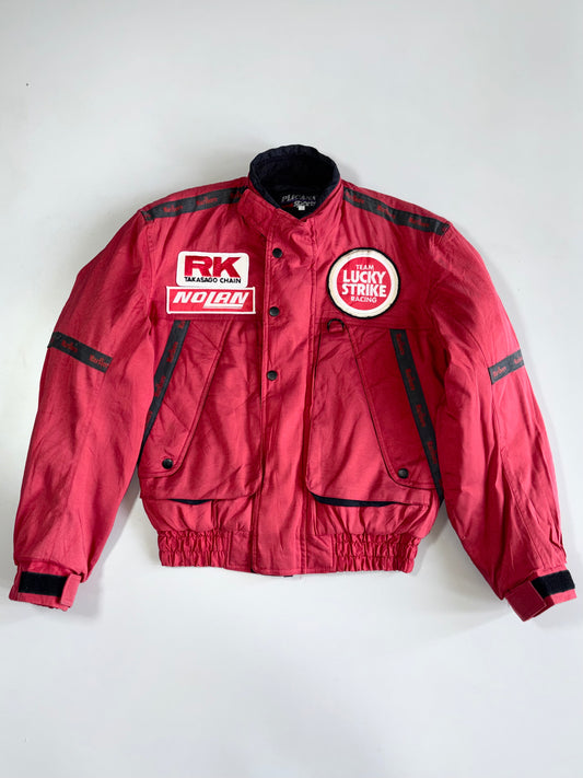 Vintage 90s Benetton Formula 1 Racing Team Marlboro Bomber Jacket (S/M)