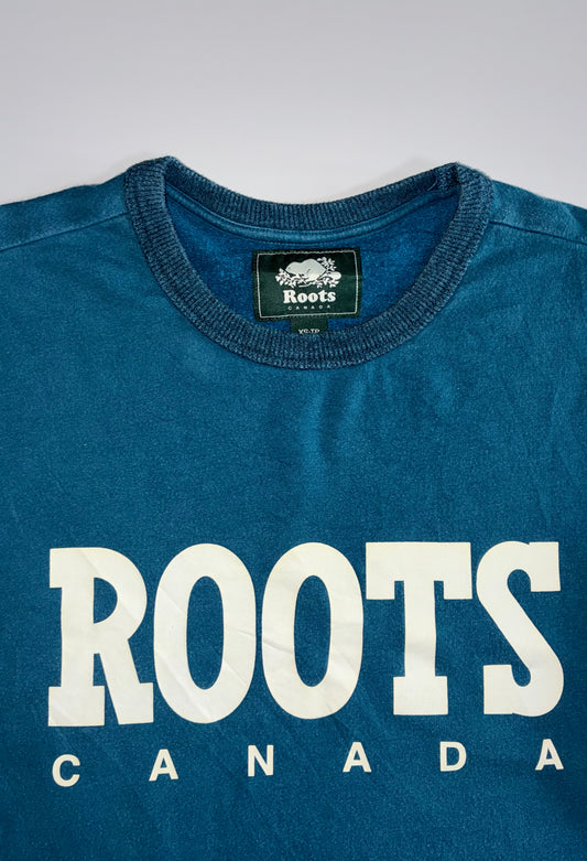 Roots Canada Spellout Crewneck Sweatshirt (M)