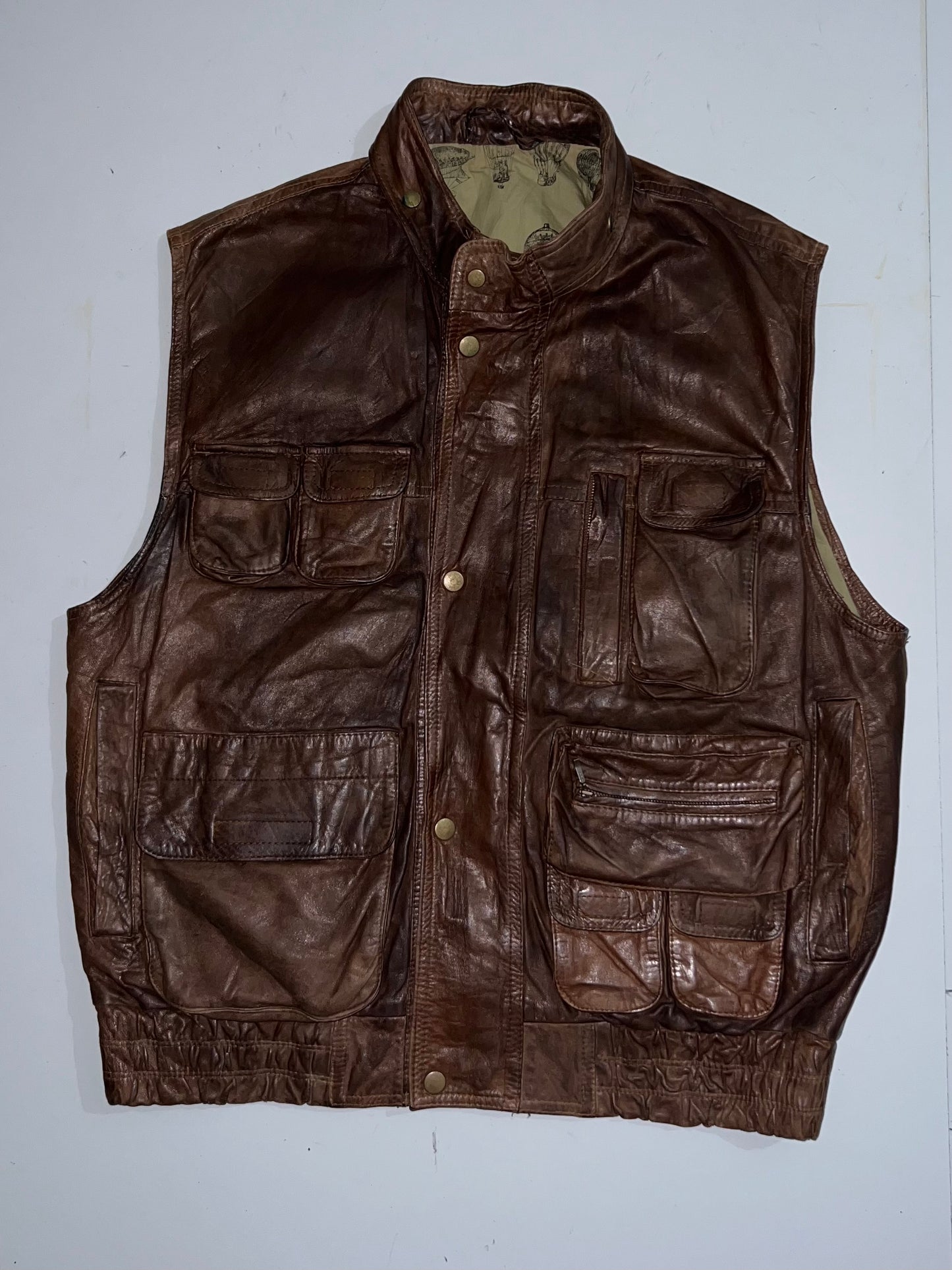 !Super Premium Original Leather Utility Jacket (M/L)