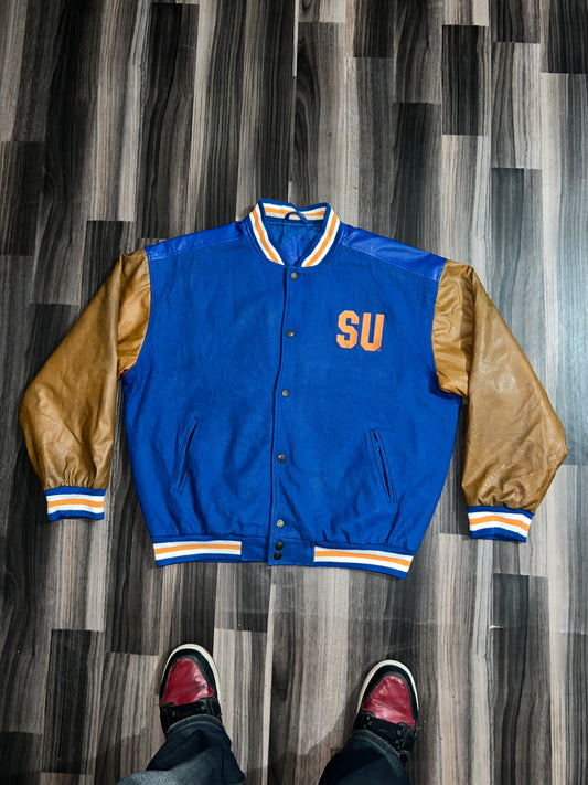 ZUltra Premium Leather Varsity (L) backside lil leather peeling, as mentioned