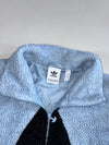 Adidas Originals Sky Blue Big Trefoil Sherpa Jacket (2Xl)