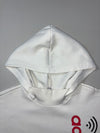 Adidas Neo Graphic Three-Stripe White Pullover Hoodie (2XL/3XL)