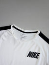 Nike Dri-Fit White Black Colorblock Tee (M)