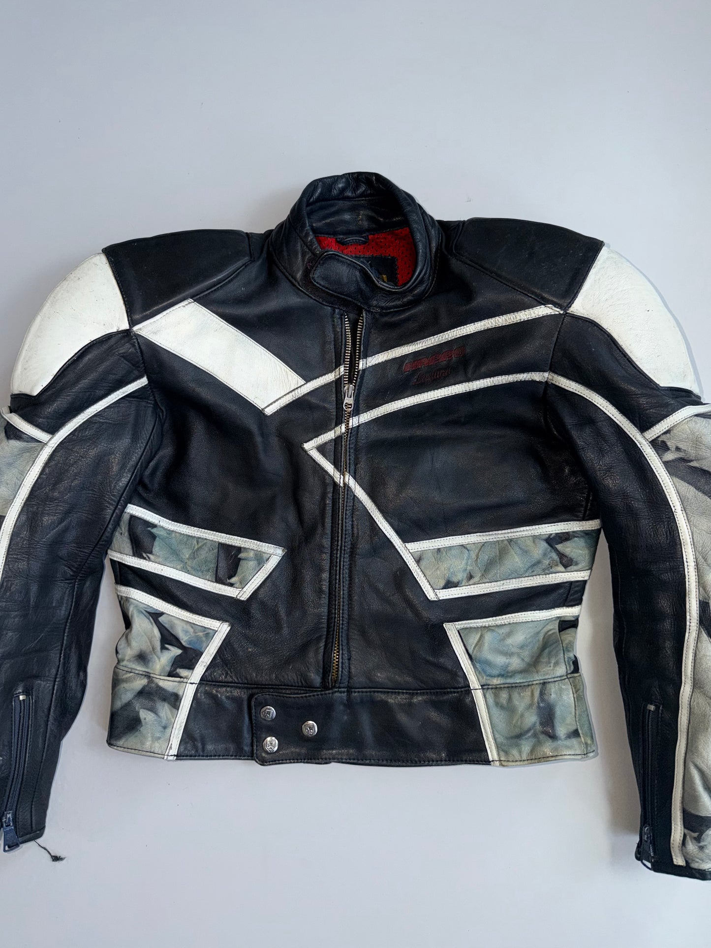 !            Ultra Premium Pure Leather Racing Jacket (PADDED) (S)